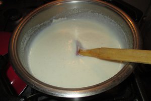 Gris cu lapte si cacao