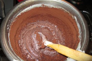 Gris cu lapte si cacao