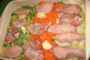 Legume cu aripioare la cuptor