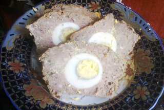 Rulada de carne cu ou
