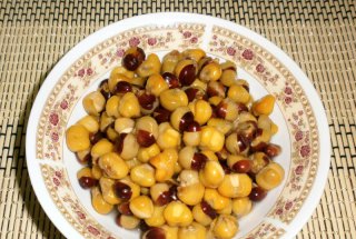 Boabe de porumb fierte