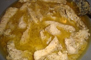 Tagliatelle cu porc in sos de vin