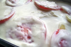 Pui cu cartofi si sos bechamel