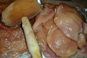 Snitele cu  parmezan
