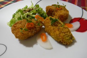 Salau cu mustar si malai