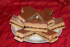 Foi de napolitane cu crema de rahat