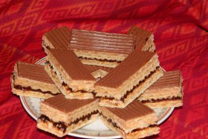 Foi de napolitane cu crema de rahat