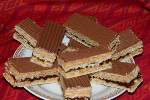Foi de napolitane cu crema de rahat