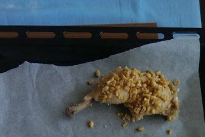 Pulpe de pui in crusta de alune