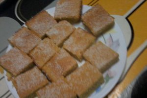 Pandispan cu nuca de cocos