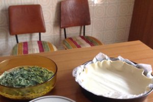 Tarta sarata cu spanac si ricotta