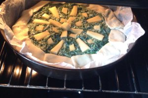 Tarta sarata cu spanac si ricotta