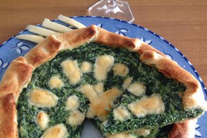 Tarta sarata cu spanac si ricotta