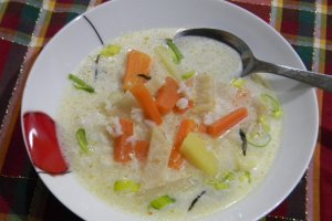 Ciorba de cocos cu tarhon si smantana - la Multicooker