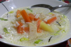 Ciorba de cocos cu tarhon si smantana - la Multicooker
