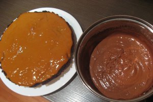 Prajitura cu caramel si ciocolata
