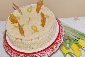 Tort cu aroma de lamaie si vanilie