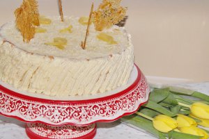Tort cu aroma de lamaie si vanilie