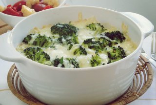 Orez cu broccoli la cuptor