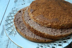 Tort cu crema de portocale