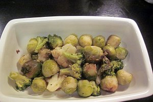 Varza de Bruxelles, broccoli si conopida gratinate