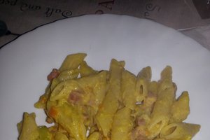 Carbonara cu dovlecel si morcov