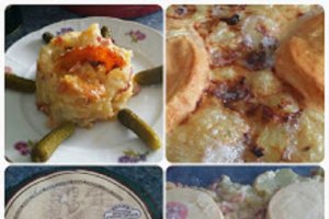 Gratin de cartofi cu branza Reblochon - Tartiflette