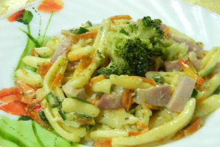 Paste cu brocolli si Camembert