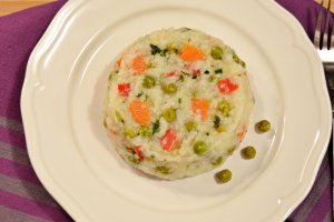 Pilaf de orez cu mazare