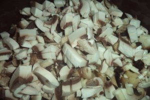 Salata de ciuperci cu maioneza si praz