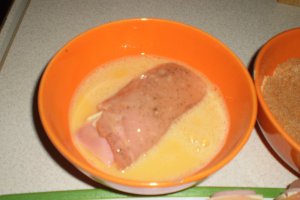 Rulou crocant de pui umplut