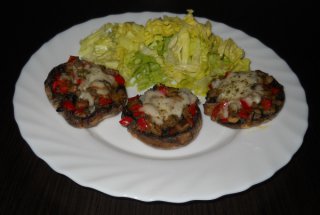 Ciuperci gratinate