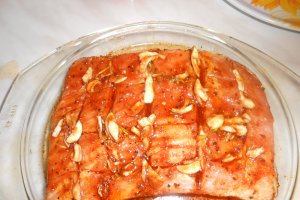 Costita de porc cu rosii, la cuptor