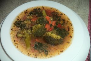 Ciorba de brocolli si porumb