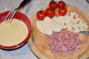 Paste la cuptor cu smantana si mozzarella