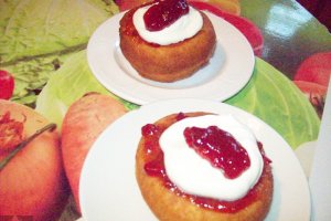Reteta de preparare a papanasilor cu crema de branza