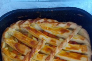 Placinta cu legume si bacon
