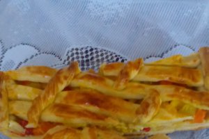 Placinta cu legume si bacon