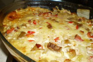 Mancare de vinete bulgareasca cu bacon