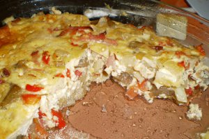 Mancare de vinete bulgareasca cu bacon