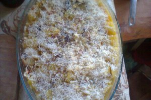 Cartofi cu branza la cuptor