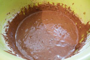 Briose cu ciocolata si crema mascarpone