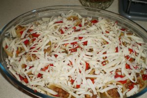 Paccheri umpluti la cuptor