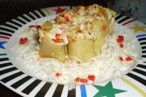 Paccheri umpluti la cuptor