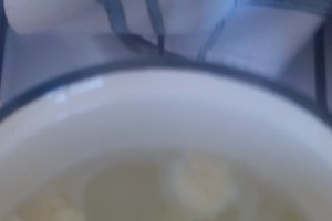 Supa crema de mazare cu galuste de cartofi