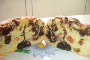 Chec cu nuci, rahat si stafide