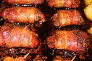Ficatei cu bacon si cartofi la cuptor