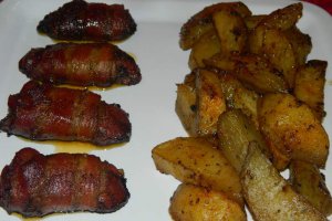 Ficatei cu bacon si cartofi la cuptor