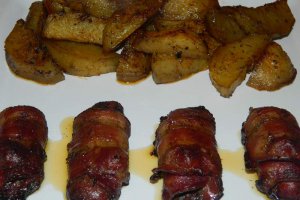 Ficatei cu bacon si cartofi la cuptor