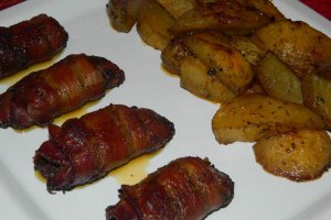 Ficatei cu bacon si cartofi la cuptor